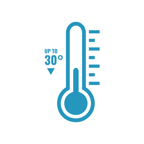 low temperature illustration of thermometer